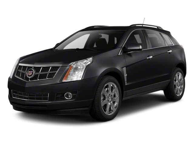2011 Cadillac SRX Premium Collection in Black Raven — front three-quarter view